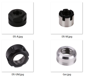 ER/GSK/GER Series Collet Nut for CNC Tool Holders (A/M/UM/KM/MS/GER/GSK Types)