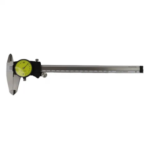 Hardened Stainless Steel Dial Caliper with Storage Case 0.01mm0.02mm Resolution Mechanical Measuring Tool Hoshing