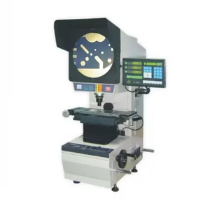 CPJ-3000 series digital optical profile projector with a large 312mm projection screen, precise X/Y mechanical stage, and digital readout system for non-contact 2D dimensional inspection of metal parts and gears.
