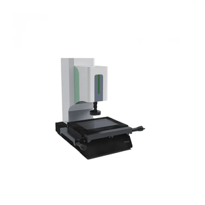 Semi-automatic VMA series video measuring machine with motorized Z-axis, 25-160x optical zoom, programmable LED illumination, and natural granite base for high-precision 2D dimensional inspection and auto-focus measurement.