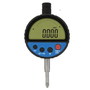 Professional H-503 digital dial indicator basic series with absolute optical encoding, 0.001mm resolution, 800mAh rechargeable battery, 270° rotatable LCD display, and tolerance alarm for precision geometric measurement and quality control.